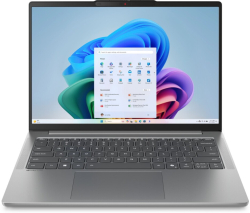 Лаптоп Lenovo IdeaPad Slim 5 14AHP10, 14.0", Full HD+, AMD Ryzen 7 8845HS, AMD Radeon 780M, 32 GB DDR5, 1 TB SSD, Сив