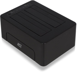 ACT Докинг стейшън AC1504, USB 3.1 Gen1 за 3.5-2.5 HDD-SSD черен