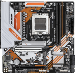 Дънна платка GIGABYTE B850M FORCE, AM5, 2xDDR4, 7000,8000,9000-series, 3xNVMe,