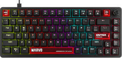 Marvo геймърска механична клавиатура Arma 82 KG936 - 1K, TNT Peach Switches [Linear], (English US)