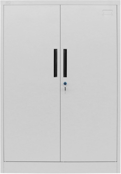  Шкаф RFG, метален, с два рафта, 900 х 400 х 1300 mm, сив