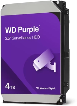 Хард диск / SSD Western Digital Purple WD44PURZ, 4TB, 5400rpm, 128MB, SATA 3