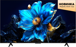 Телевизор TCL 65P7K, QLED, 60Hz, Google Smart TV, Dolby Vision, HDR10+, Bluetooth 5.4, 16:9, 60 Hz, 3840x2160, VESA, черен