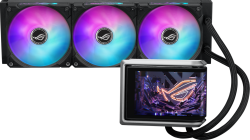 Водно охлаждане ASUS ROG Ryuo IV 360 ARGB, 6.67 Curved AMOLED дисплей, черен