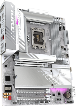 Дънна платка GIGABYTE Z890M AORUS ELITE WIFI 7 ICE, LGA1851, Micro ATX, 4x DDR5, 1 x USB4 Type-C, 1x DP, 1x HDMI, 4x SATA, 1x PCI-E x16,1x M.2