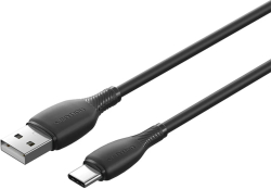 Vention Кабел USB 2.0 A Male to C Male 3A 0.25M Black - CTWBC