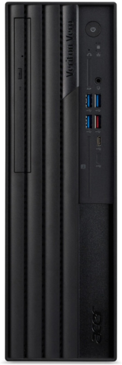 Компютър Acer Veriton VX4720GT Intel Core i3-14100 (up to 4.70GHz, 12MB), 1*8GB DDR5, 512GB SSD M.2, 180W 80PLUS Bronze, No OS