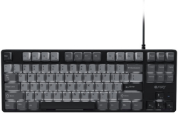 Клавиатура Fury Kanabo K2, US layout, Бяла подсветка, Механична, Черна/Сива