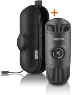 Кафемашина Wacaco Nanopresso Case, защитен калъф, EVA материал, компактен, черен