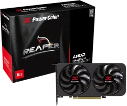 Видеокарта POWERCOLOR Radeon RX 9060 XT 8GB-A, GDDR6, PCI-E 5.0 128-bit, 7680 x 4320, 2x DP, HDMI