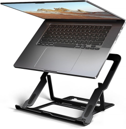  Поставка за лаптоп AXAGON STND-LAB, 10"-17.3", алуминиев, регулируем, черен