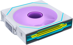 Вентилатор Lian Li UNI FAN SL-INF Wireless ARGB PWM - Reverse Blade, 120 mm Бял