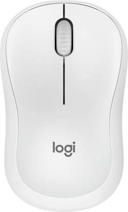 Мишка LOGITECH M240 Silent, оптична, Bluetooth, SilentTouch бутони, Off-White