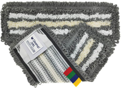 Моп York Qleanup Tri-Fiber, микрофибър, Color strips, 42.5 х 16.5 cm