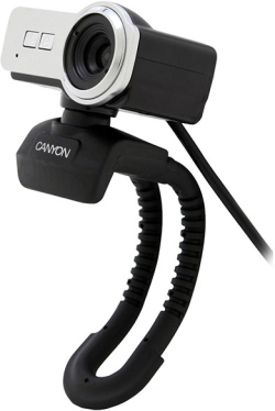Уеб камера Canyon CNR-FWC113, 1.3MP, 1600x1200, USB 2.0, микрофон, черен