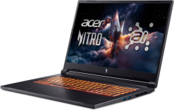 Лаптоп Acer Nitro V 17 AI ANV17-41-R14D, 17.3\", Full HD, AMD Ryzen 7 260, NVIDIA RTX 4050 6GB GDDR6 DLSS 3, 16 GB, 1 TB SSD, Win 11 Home на ниска цена.