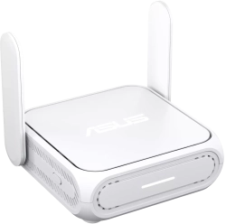Безжичен рутер ASUS RT-BE58 Go, Wi-Fi 7, Dual Band 2.4/5 GHz, BE3600, 2.5G WAN, 4G/5G Mobile Tethering, USB 3.2, бял