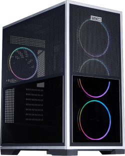 1stPlayer кутия Case EATX - IF8 Black - 4 x 140 mm A-RGB fans included, USB-C