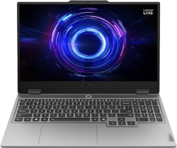 Лаптоп Lenovo LOQ 15IRX10, 15.6\", Full HD, Intel Core i7-13700HX, NVIDIA RTX 5060 8GB GDDR7 DLSS 4, 16 GB, 512 GB SSD, Без OS, Сив на ниска цена.