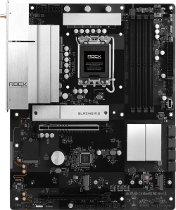 Дънна платка ASRock B860 Rock WiFi 7, B860, 4х DDR5, LGA 1851, ATX, WiFi 7, PCIe 5.0, 2.5GbE LAN
