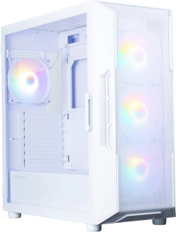 Кутия Zalman Case ATX - I3 NEO V2 White - RGB, Mesh
