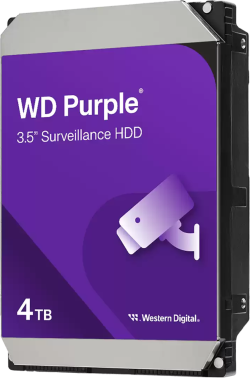 Хард диск / SSD WD Purple 4TB CMR, 3.5'', 128MB, SATA 6Gbps, 5400 rpm