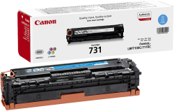 Тонер за лазерен принтер Canon CRG-731, за Canon i-SENSYS LBP7100C/LBP7110C, 1500 копия, циан