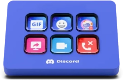 Elgato Stream Deck Mini Discord Edition контролер, 6 LCD бутона, USB 2.0, персонализируеми команди, 84×60×58 mm, лилав