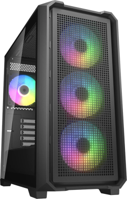 Кутия COUGAR MX600 Mini V2 RGB PC Case, Mini Tower, Black