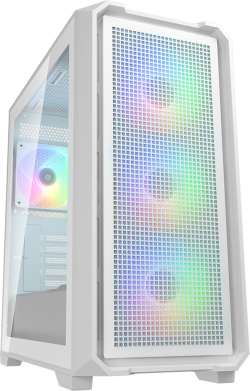 Кутия COUGAR MX600 Mini V2 RGB PC Case, Mini Tower, White