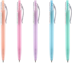  Химикалка Sazio Hola, автоматична, пастелна, 0.7 mm, асорти, 1 брой
