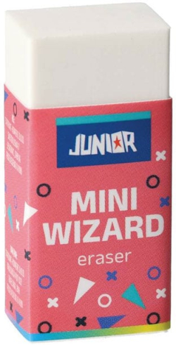  Гума за молив Junior Mini Wizzard, малка, асорти