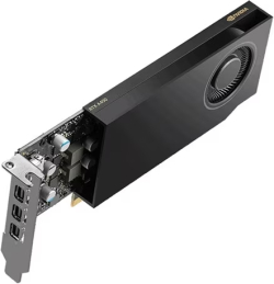 Видеокарта Dell Nvidia RTX A400 4GB GDDR6 LP, 128-bit, 4х Mini DisplayPorts 1.4a, DirectX 12 Ultimate