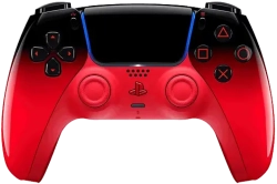  Sony PS5 DualSense Wireless Controller, Bluetooth/USB, хаптична вибрация, адаптивни тригери, тъчпад, червен