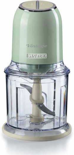 Чопър Ariete 0438/04, 400W, 0.6 L, неръждаема стомана, бутони, зелен