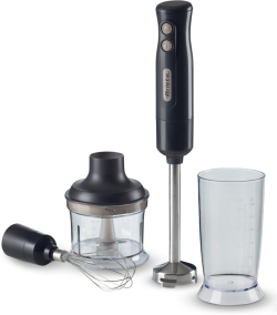 Пасатор Ariete 0601/10, 700W, 0.6 L, 3 в 1, неръждаема стомана, бутони, черен