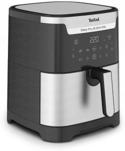 Tefal EY801D15, Easy Fry XXL Flexcook, 2in1 silver, 6.5L (8 portions) / 1.5kg, dual zones, perfect searing, 8 automatic programs
