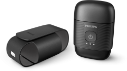 Тример PHILIPS Компактна Електрическа самоpбcъсначка, Series 500, За сухо и мокро бръснене, Lift & Cut, Ножчета SteelPrecision, Калъф