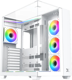 Xigmatek кутия Case ATX - Aqua V Arctic (H23A) - 7 ARGB Fans