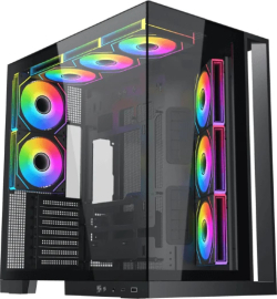 Xigmatek кутия Case ATX - Aqua 7 - 8 ARGB Fans, USB-C