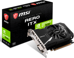 Видеокарта MSI Video Card NVidia GT 1030 AERO ITX 2GD4 OC (2G GDDR4 , HDMI,   DVI) retail
