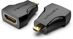 Vention Адаптер Adapter Micro HDMI M - HDMI F Black - AITB0