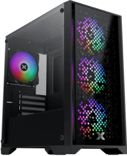 Xigmatek кутия Case mATX - NYX II - 4 RGB Fans