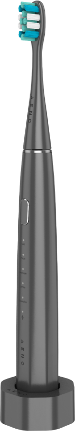 Четка за зъби AENO ADB0010G, Безжична, 3 глави, 1400mAh, 5 режима, Сива