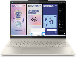 Лаптоп Lenovo Yoga 7 2-in-1 14ILL10, 14.0\", 2.8K, Touchscreen, Intel Core Ultra 5 226V, Intel Arc 130V, 16 GB, 1 TB SSD, Windows 11 Home, Бежов на ниска цена.