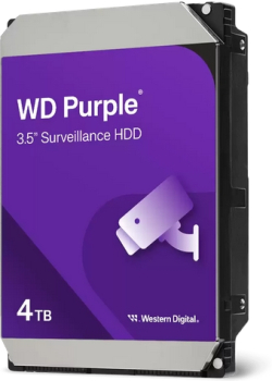 Хард диск / SSD Western Digital Purple 4TB ( 3.5'', 128MB, SATA 6Gb-s, 7200 rpm )