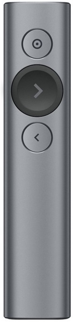Безжично дистанционно за презентации Logitech Spotlight, 3D акселометър 910-004861 - сиво