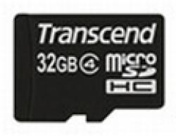 SD/флаш карта Transcend 32GB micro SDHC (No Box & Adapter, Class 4)