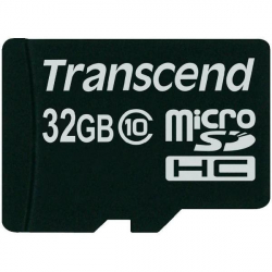 SD/флаш карта Transcend 32GB micro SDHC (No Box & Adapter, Class 10)