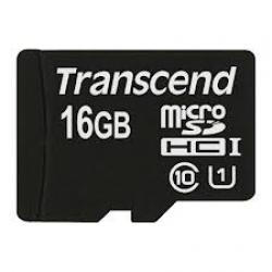 SD/флаш карта Transcend 16GB micro SDHC UHS-I Premium (No Box & Adapter, Class 10)